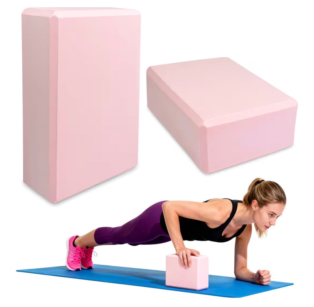 Mattoncini Yoga Eco-Friendly in Schiuma Densità Alta – Set 2 Blocchi”
